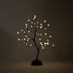Drzewko dekoracyjne 48 LED 3AA czarne 45 cm - 3