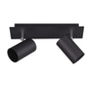 Lampa sufitowa listwa 2 reflektory czarna MARLEY - 3