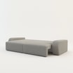 Sofa rozkładana 4-osobowa CAPPA jasnoszara - 5
