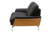 Sofa skórzana z dębowymi bokami TEXAS 168 cm - 3