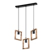 Lampa drewniana wisząca listwa ATRIA 3 - 3
