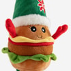  Dekoracja HAMBURGER SKRZAT świąteczny zielony 55 cm - zdjęcie 3
