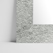 MOON lustro 50x150 cm w szarej ramie - 4