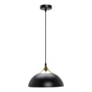 Lampa wisząca loftowa czarno-złota SARDA - 2