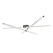 Lampa sufitowa LED z filamentem czarna LAUTARO - 1