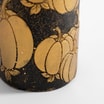 Świeca czarno-złota dynia 6,5x14 cm - 3
