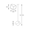 Lampa wisząca ROCK P0488-01A-F4AC - 4