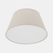 Lampa sufitowa lniany abażur beżowa FORMO 50 cm - 3