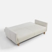 Sofa rozkładana jasnobeżowa FORLI - 2
