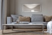 Lustro 40x100 cm w srebrnej ramie SLIM - 2