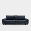 Sofa 3-osobowa rozkładana granatowa BIANCO - 1