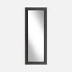 Lustro 40x130 cm w czarnej ramie - 1