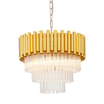 Lampa wisząca glamour złota PRIMA - 3