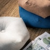 Poduszka beżowa PUFFY PUF 48x18 cm - 3