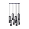 Lampa wisząca listwa czarna FALCON 8 - 1