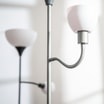 Lampa podłogowa srebrna PESO - 5