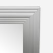 Lustro wiszące 30x120 cm szare - 2