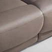 Sofa 3-osobowa z funkcją relaksu skórzana ALASSIO - 4