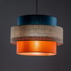 Lampa wisząca abażur TRIO JUTA - 2