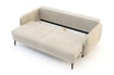 Sofa beżowa VAMOS nóżki orzech - 4