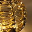 Dekoracja LED złota kula, 25 cm - 3