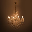 Żyrandol świecznikowy retro złoty CHATEAU 70 cm - 3