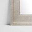 LINEN lustro 50x150 cm w beżowej ramie - 3
