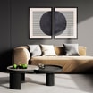 Obraz nowoczesny HALF CIRCLE II 50x70 cm - 2