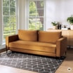 Sofa musztardowa TERRA - zdjęcie 3