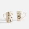 Kubek świąteczny, porcelanowy, konik na biegunach, 385 ml - 3