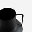 Wazon metalowy czarny 15 cm - 4