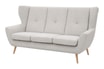 Sofa uszak boucle kremowa MOREN - 4