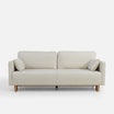Sofa rozkładana jasnobeżowa FORLI - 1