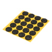 Podkładki pod meble czarne KOŁO 2x2 cm - 1