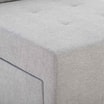 Sofa jednoosobowa rozkładana szara KIMI - 5
