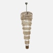 Lampa wisząca do salonu glamour chrom LUXE 330 cm - 1