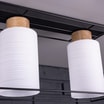 Lampa sufitowa czarno-biała GRETTER 3 - 4
