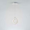 Lampa wisząca LED pierścień chrom GIRONA - 4