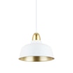 Lampa wisząca biało-złota MENSA - 2