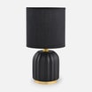 Lampa stołowa nocna czarna 26,5 cm - 1