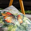 Poszewka dekoracyjna MOTYL biała OLIVE 45x45 cm - 3