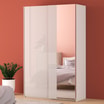Szafa przesuwna z lustrem FITIO połysk 150 cm - 3