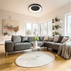Plafon czarny LED CAMERON 60 cm - 2