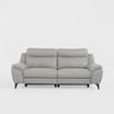Sofa z funkcją relaks skórzana PERLE - 1
