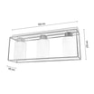 Lampa sufitowa czarno-biała GRETTER 3 - 5