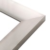 Lustro 60x120 cm w srebrnej ramie MILANO - 3