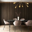 Lampa sufitowa złota KORTE 43 cm - 7