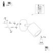 Kinkiet spot czarno-niklowany DEMIA - 5