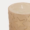 Świeca dekoracyjna szampańska GWIAZDA 6,5x8 cm - 4