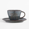 Filiżanka ceramiczna SOSNOWY LAS 220 ml ze spodkiem - 1